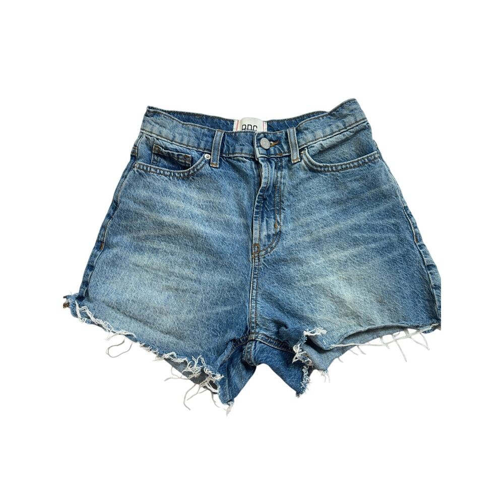 BDG Urban Outfitters A-Line Denim Shorts Women’s 26 Raw Hem High Rise